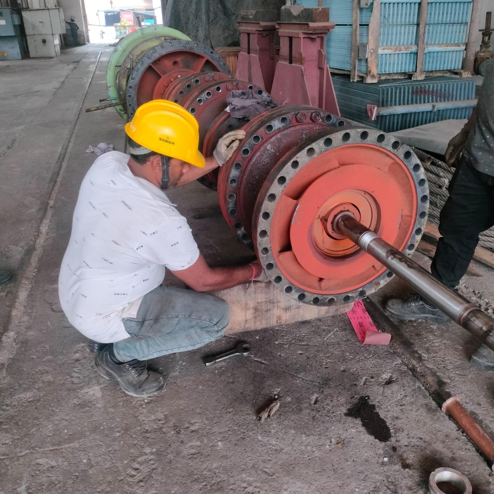 Operating industrial plant environment supported by KMJPL O&M teams